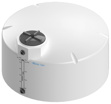 550 Gal ProChem® Potable Water Tank w/Bulkhead Fittings - Twist Lid 16